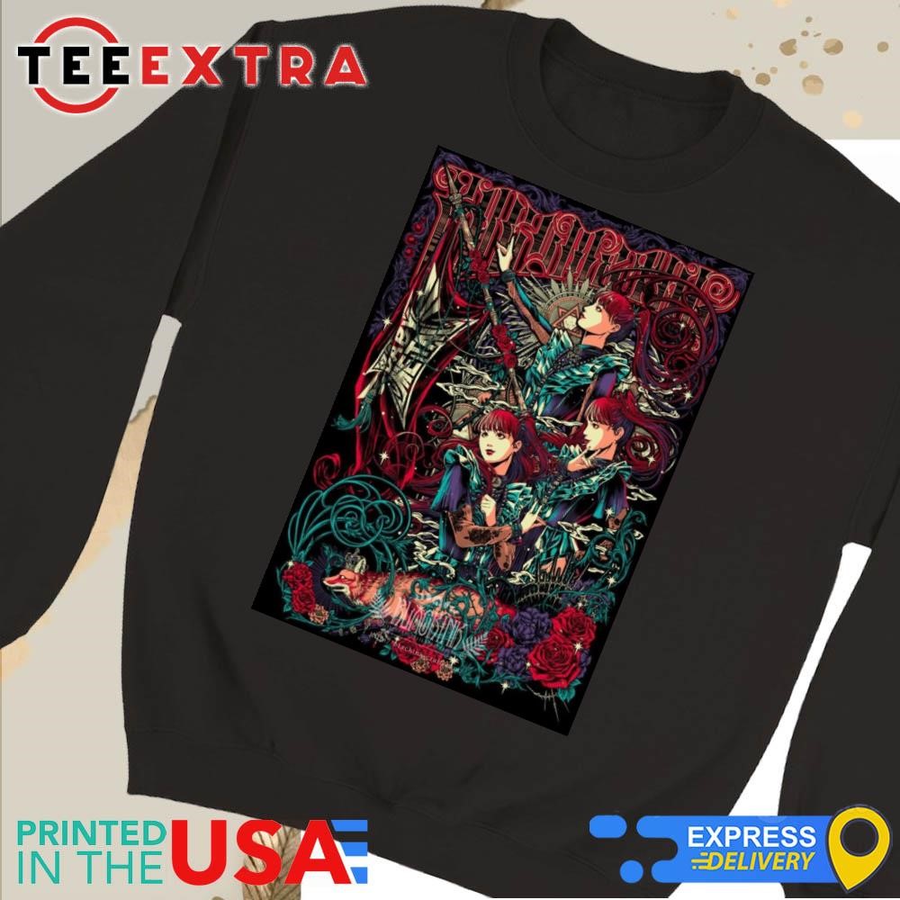 Official Babymetal Kingslayer Tee World Tour 2024 Singapore Kuala