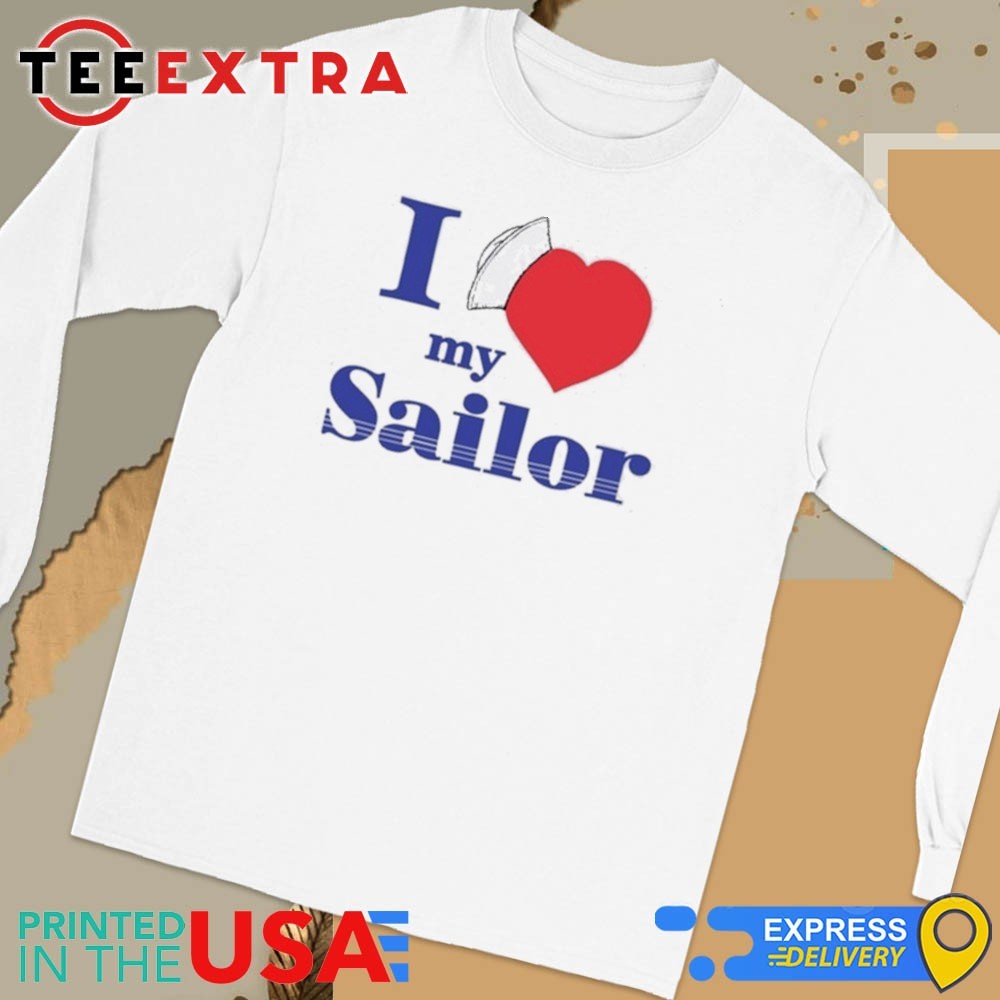 【NOAH】 ★ I LOVE MY SAILOR TEE ★ WHITE Noah White 'I Love My Sailor' T-shirt | REVERSIBLE