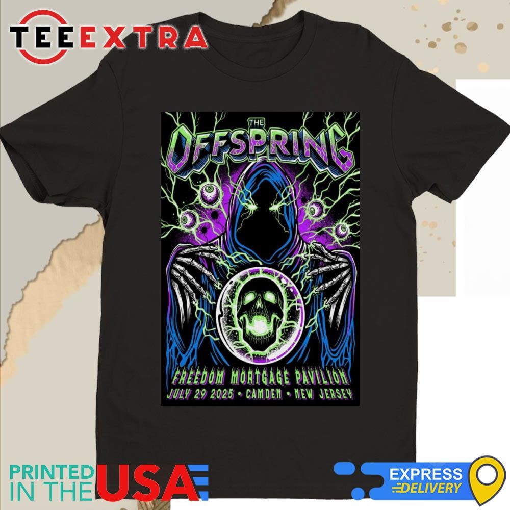 Official The Offspring 7-29-2025 In Camden NJ Shirt, hoodie