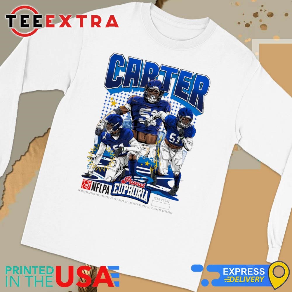 Official Abdul Carter New York Giants NFLPA 2025 Long Sleeve Tee