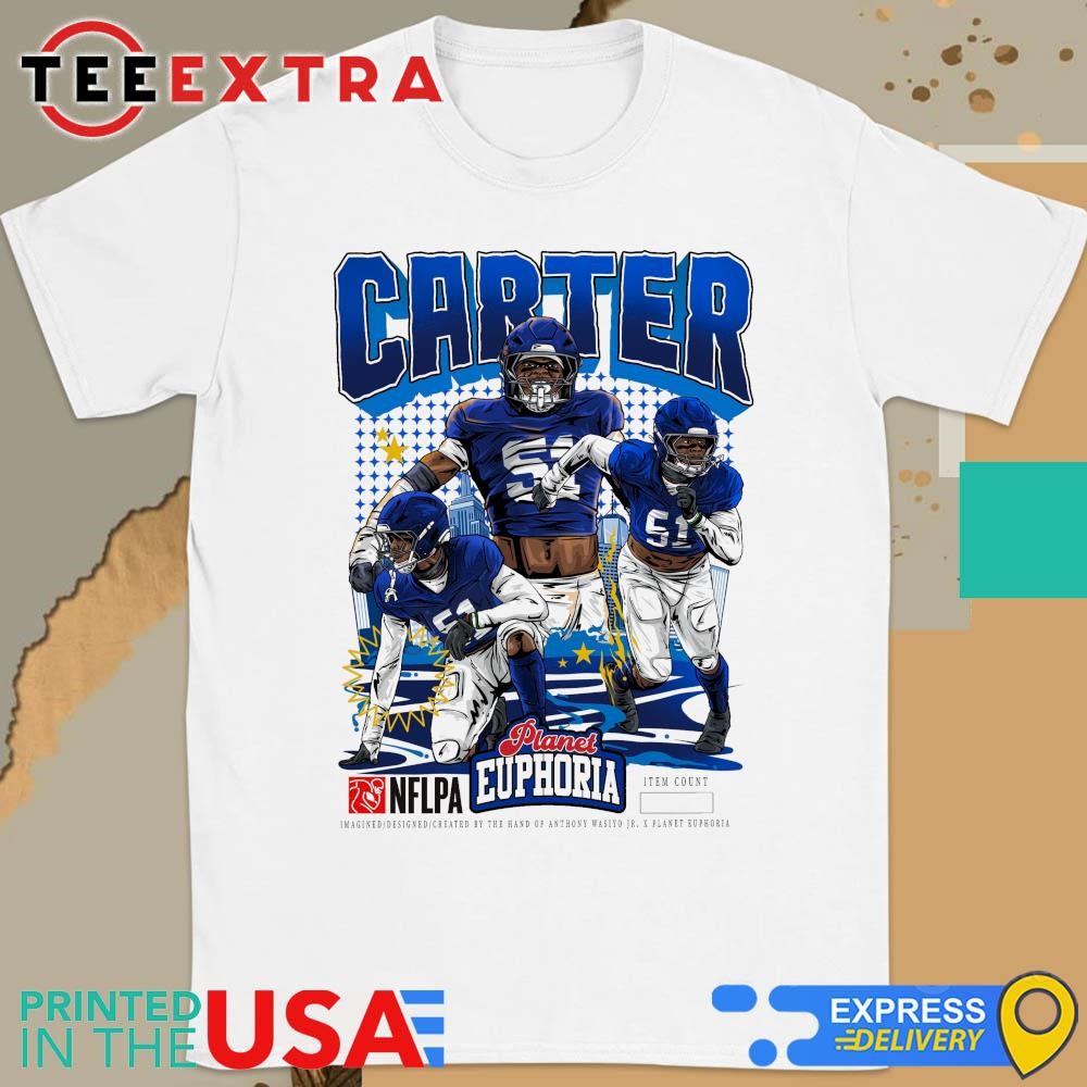 Official Abdul Carter New York Giants NFLPA 2025 Shirt