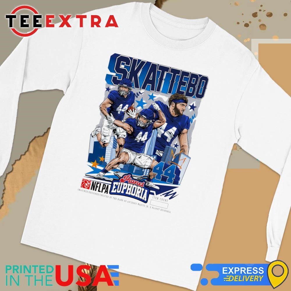Official Cam Skattebo New York Giants NFLPA 2025 Long Sleeve Tee