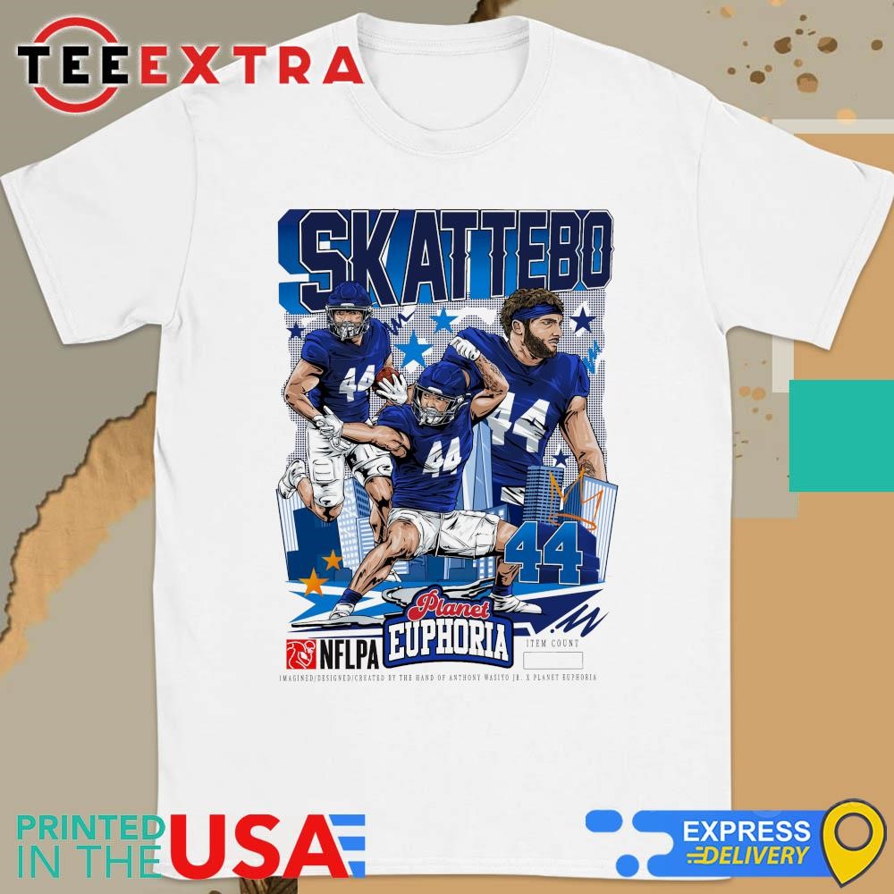 Official Cam Skattebo New York Giants NFLPA 2025 Shirt