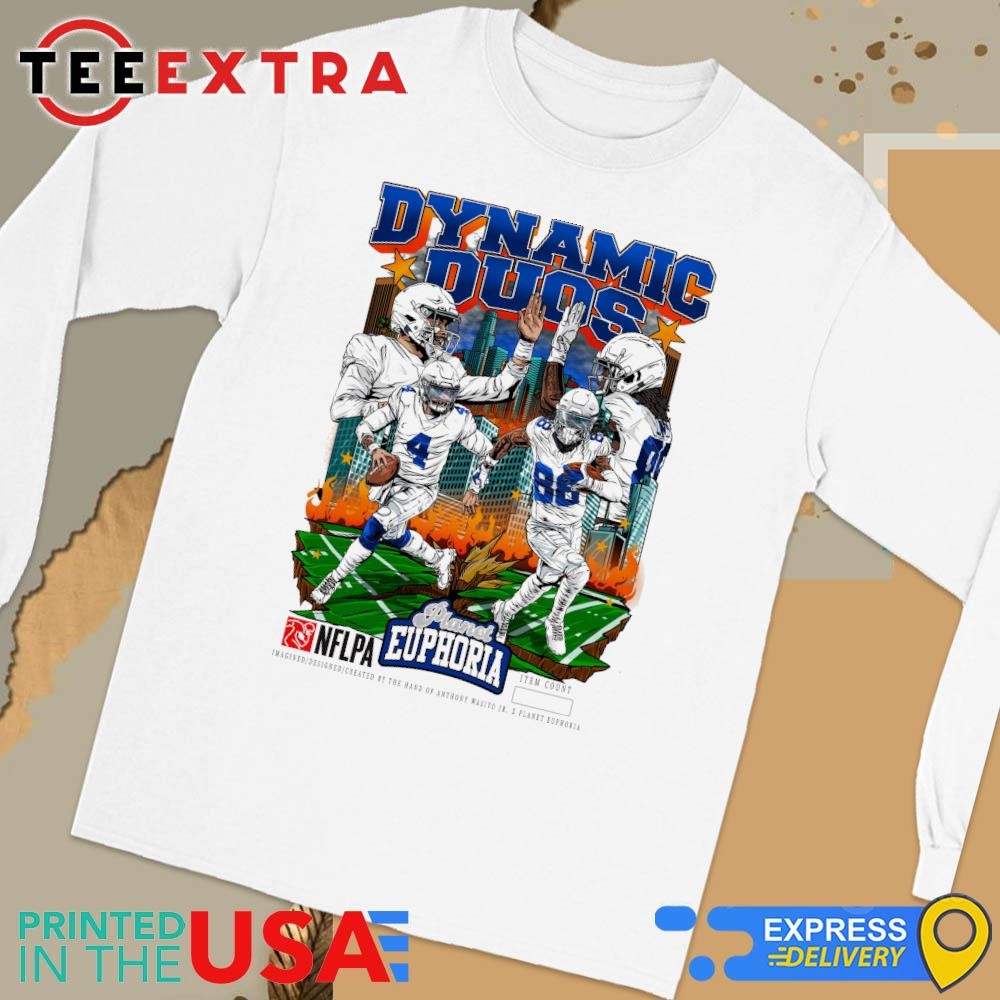Official Dak & CeeDee Dynamic Duos NFLPA 2025 Long Sleeve Tee