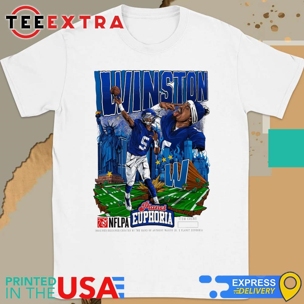 Official Jameis Winston New York Giants NFLPA 2025 Shirt