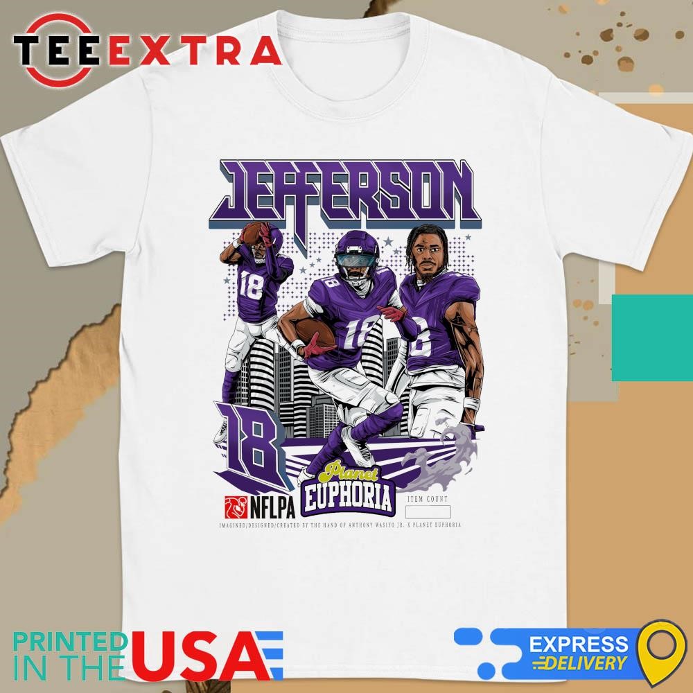 Official Justin Jefferson Baltimore Ravens NFLPA 2025 Shirt