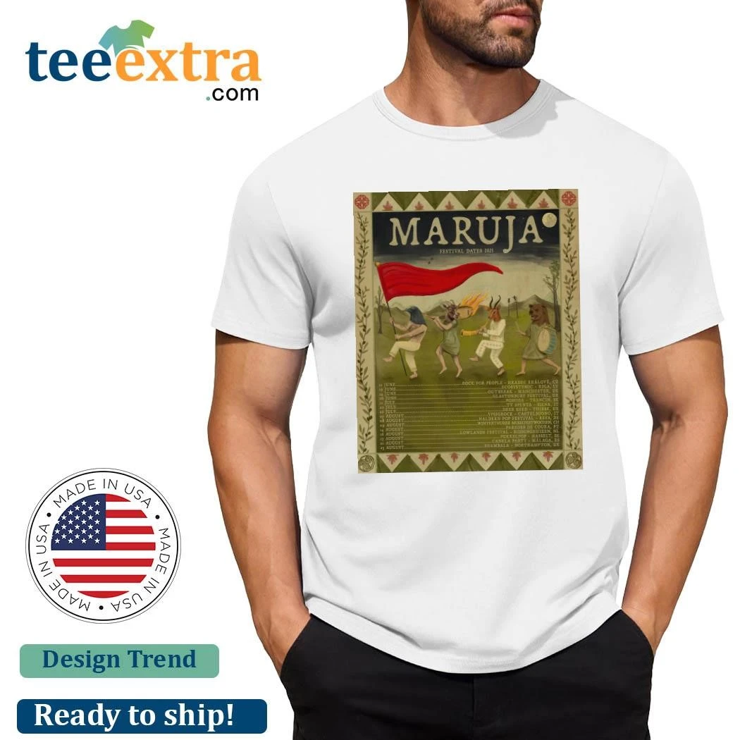 Official Maruja Festival Dates 2025 Tour Shirt