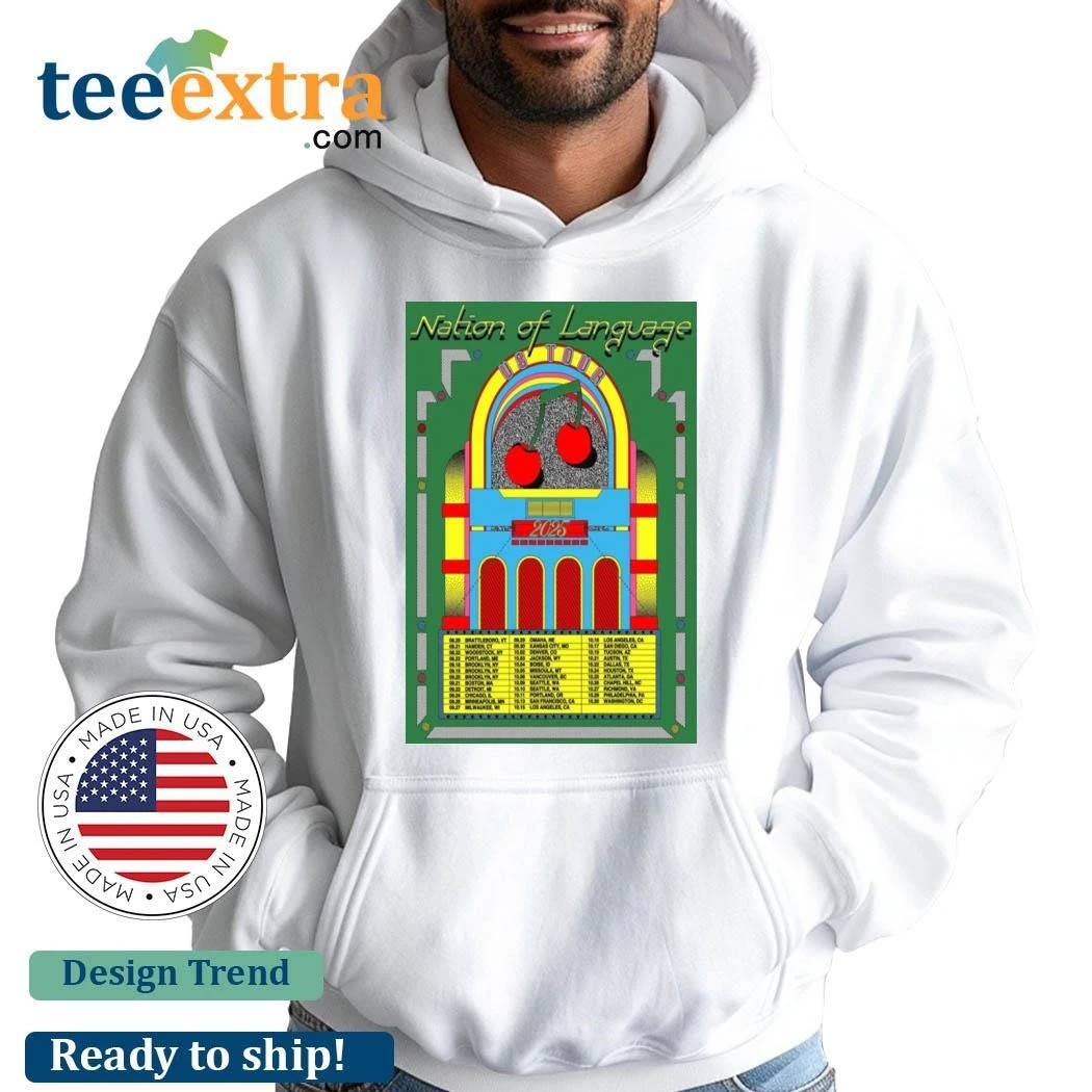 Official Nation Of Language US Tour 2025 hoodie