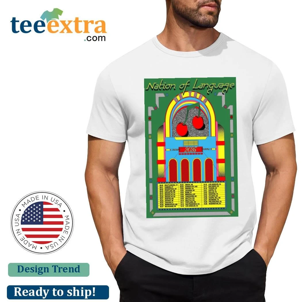 Official Nation Of Language US Tour 2025 Shirt