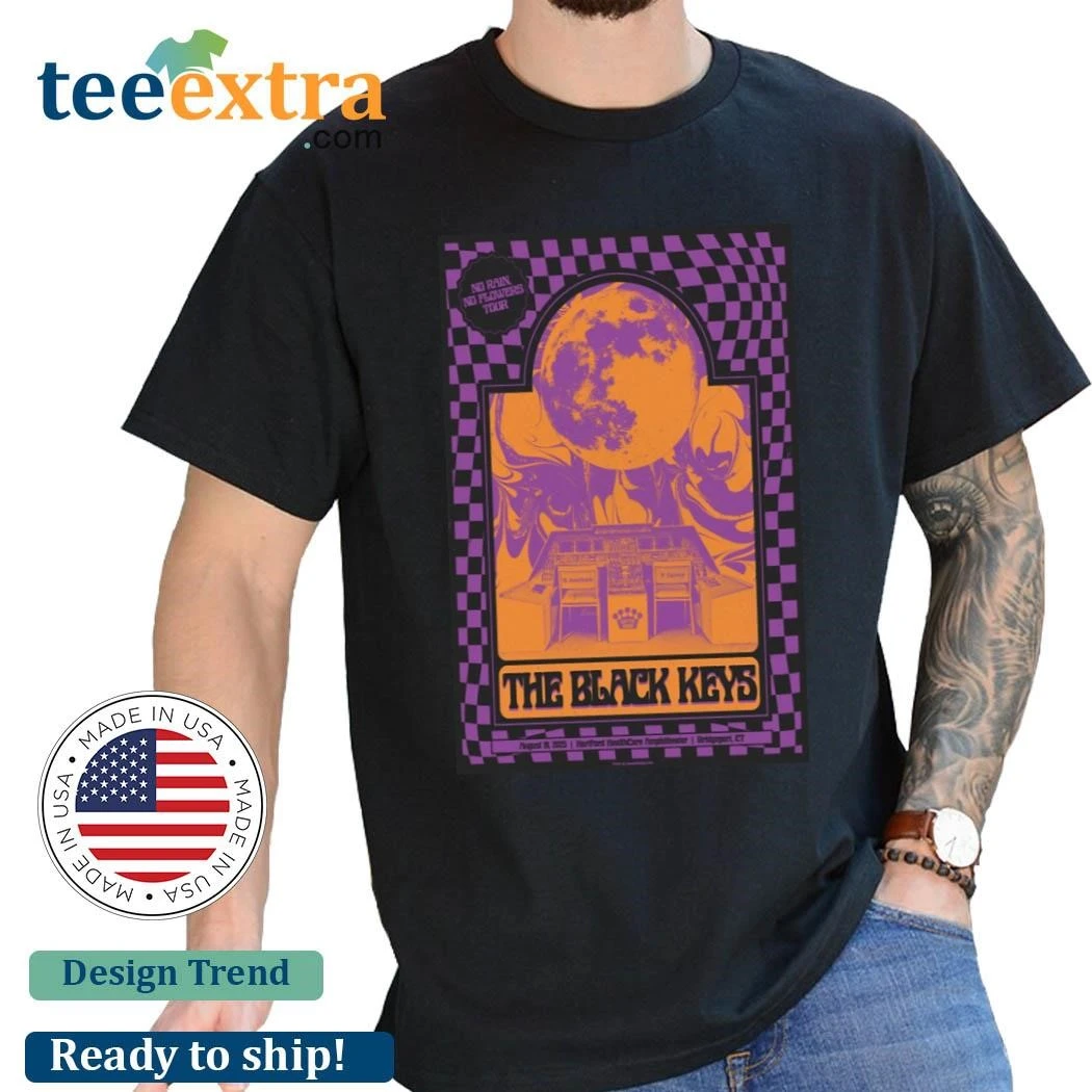 Official The Black Keys Aug 19 2025 Hartford HealthCare Amphitheater Bridgeport, CT Tour Shirt