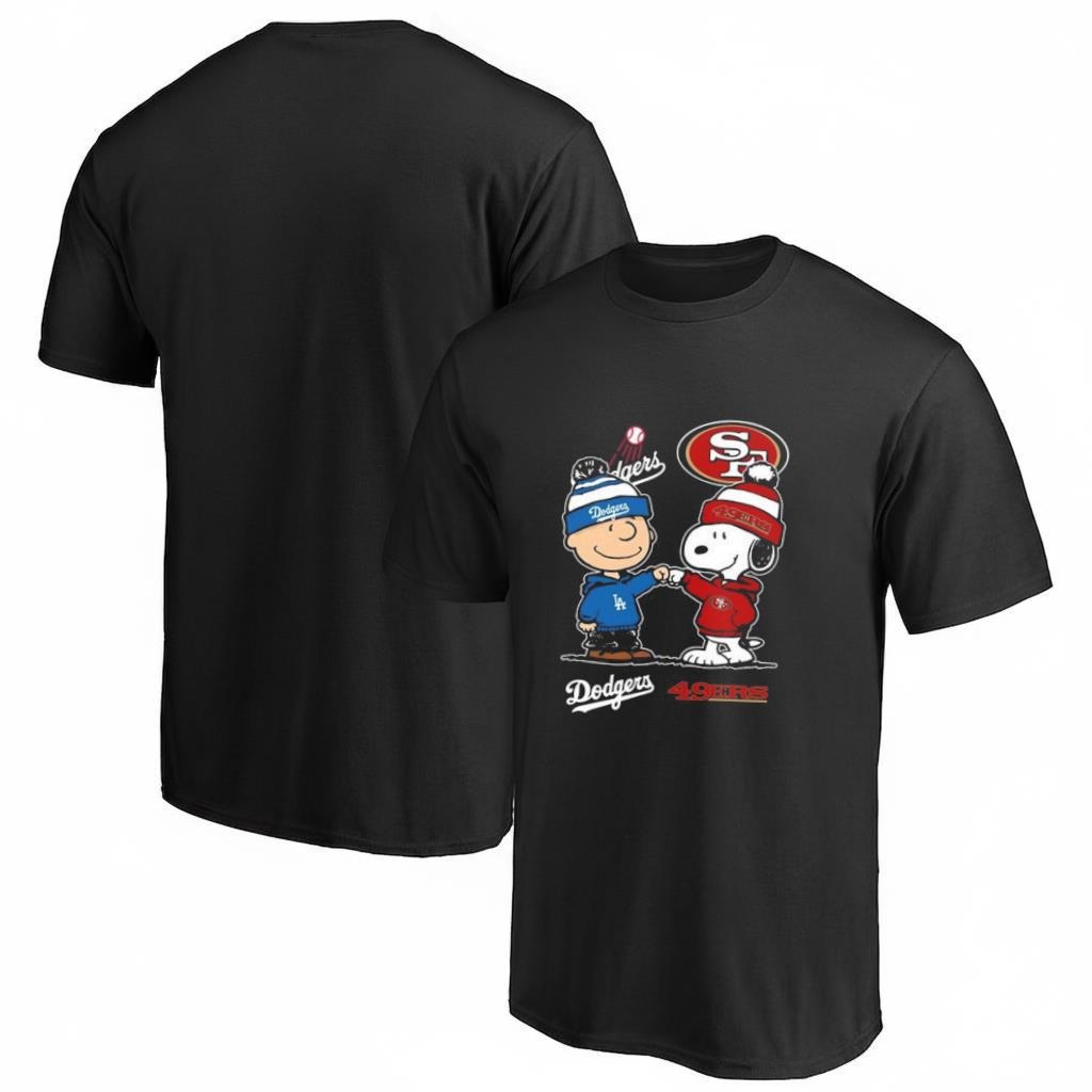 Charlie Brown Los Angeles Dodgers X Snoopy San Francisco