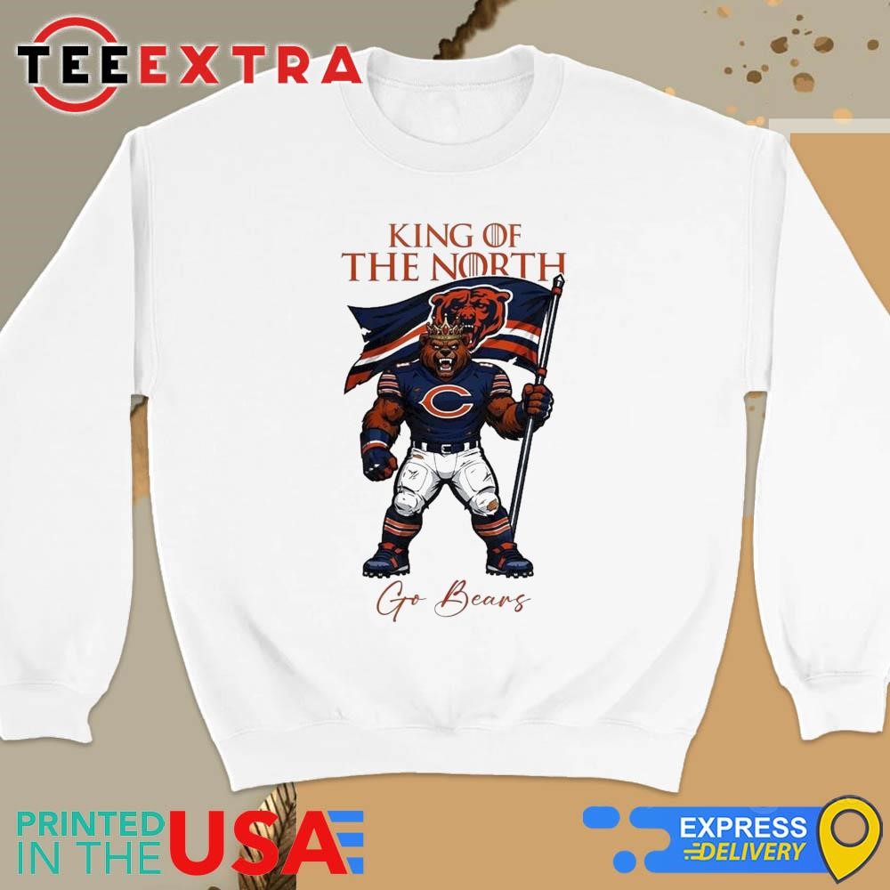 Official Chicago Bears NFL 2025 King Of The North Mascot Go Bears